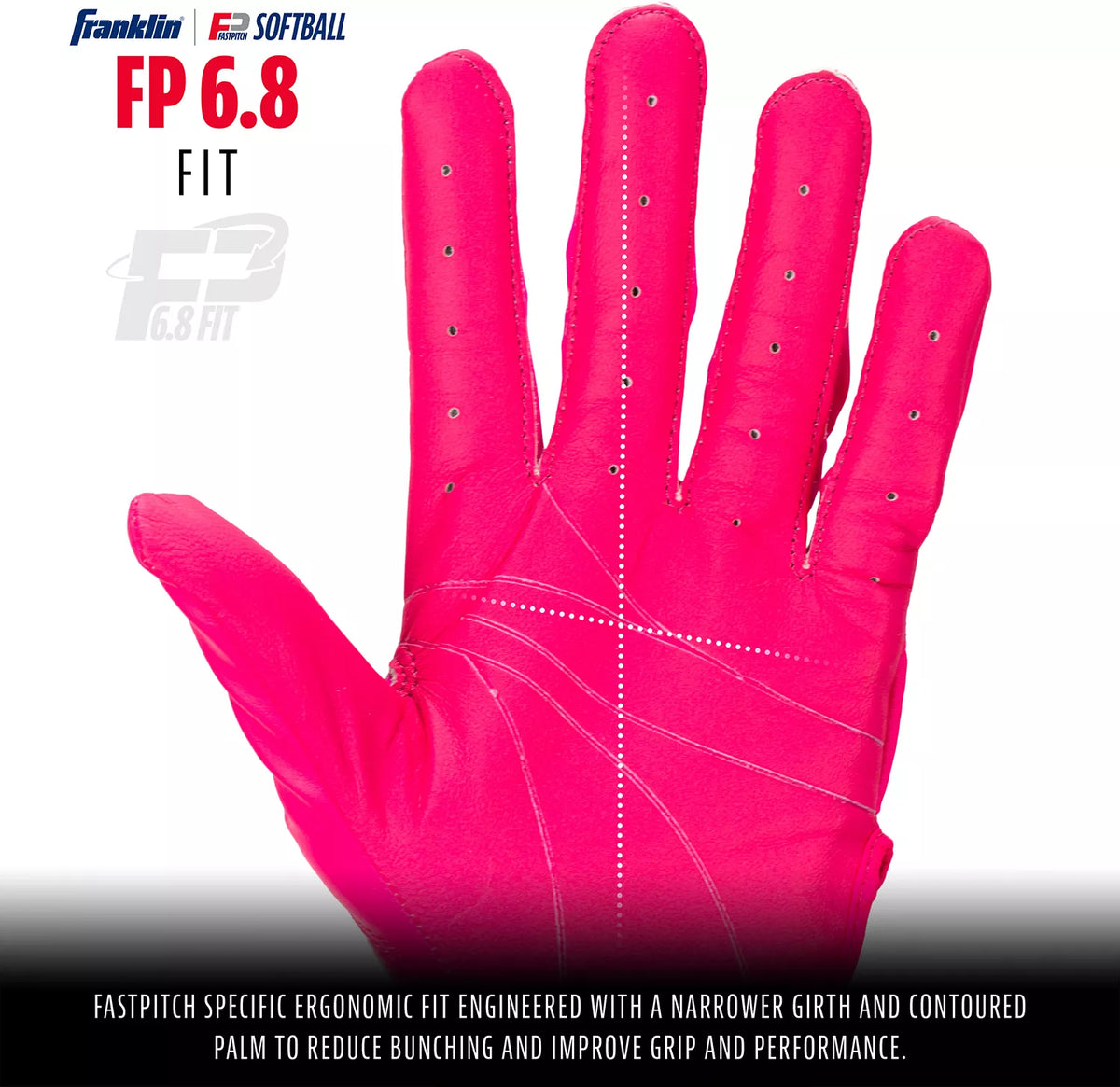 Franklin USA Women Softball CFX FP Batting Glove - 20716F