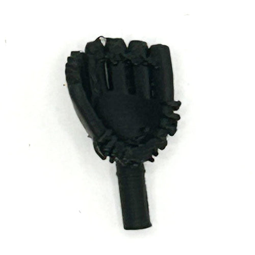 Black Baseball Glove (Left Hand) for Minifig [3D Printed]
