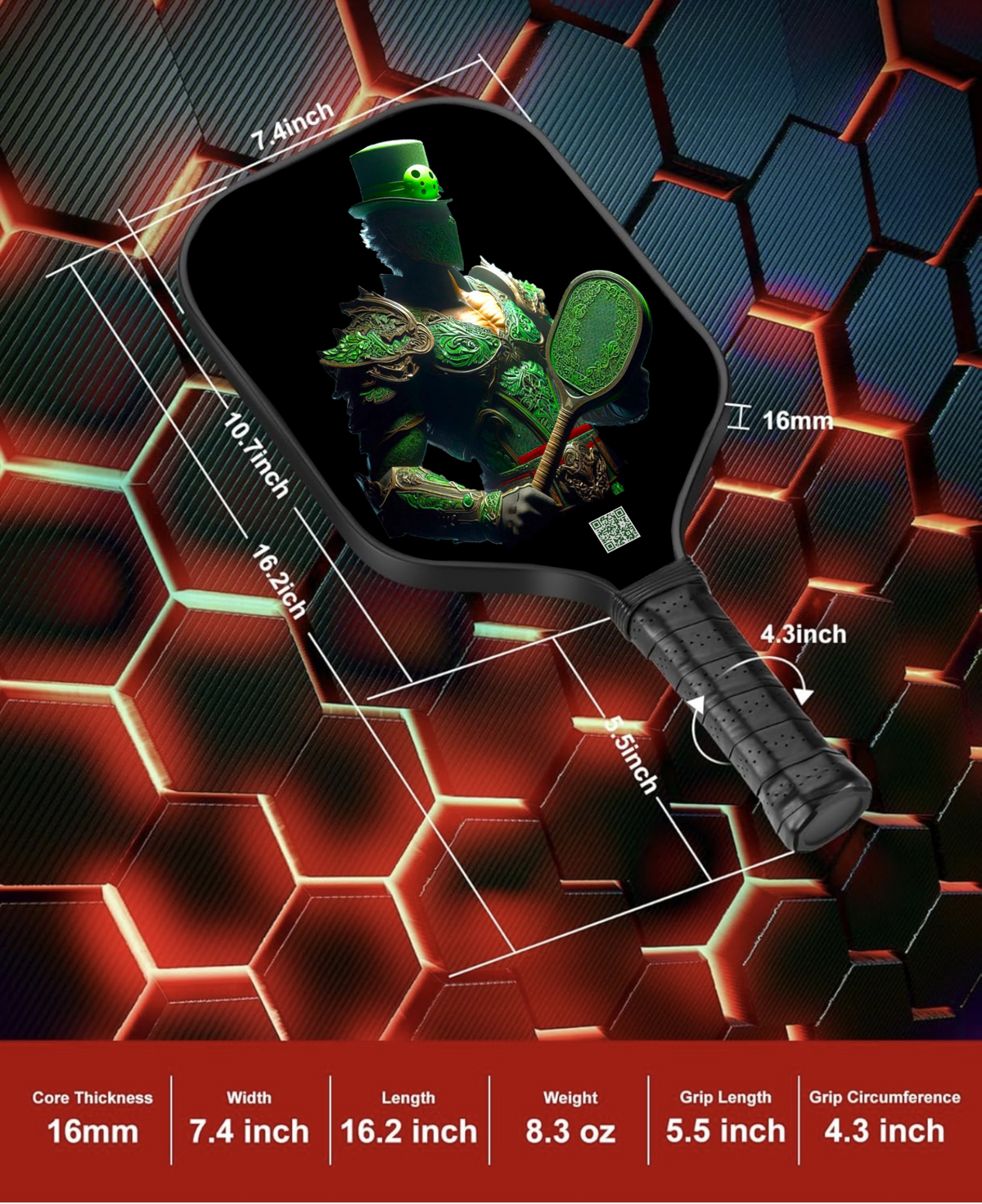 Mortal Kombat - Scorpion - Pickleball Paddle